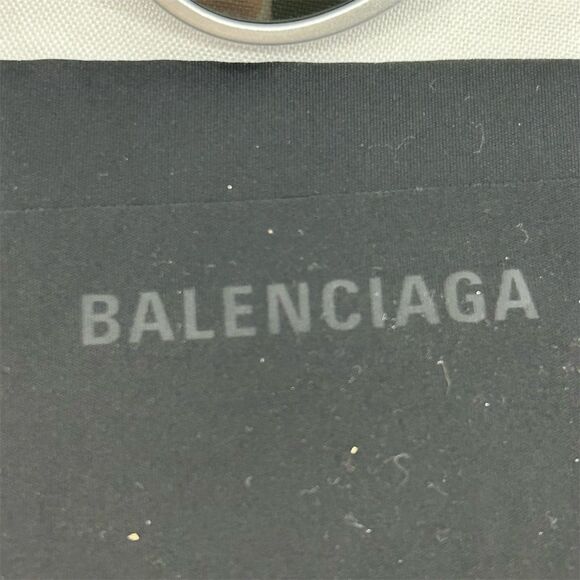 Balenciaga Cat-Eye Silver Sunglasses Luxury Plastic Frame with Case - Picture 4 of 11